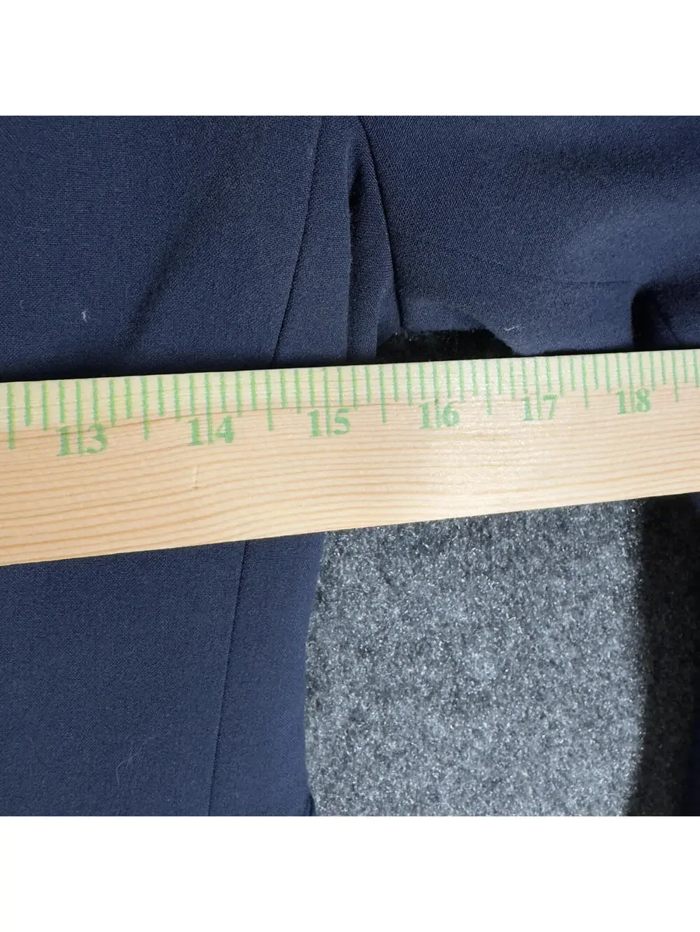 Tahari Blazer Women 2P Petite Blue Button Up Collared Long Sleeve Lined Pockets - Picture 3 of 7